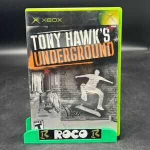 Tony Hawk's Underground THUG (Microsoft Xbox, 2003) Complete W/ Manual